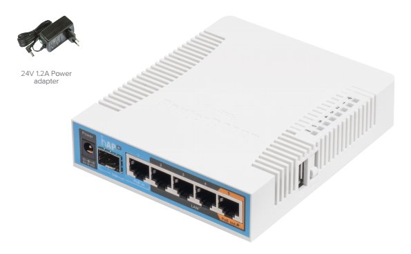 MikroTik RouterBOARD hAP ac - Směrovač - Wi-Fi - Duální pásmo RB962UIGS-5HACT2HNT