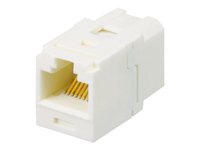 Mini Com Coupler Module, Cat 6A, UTP, White CC6X88IW