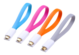 Mini Magnetický USB nabíjací kábel modrý 225mm BELLAPROX s microUSB konektorom
