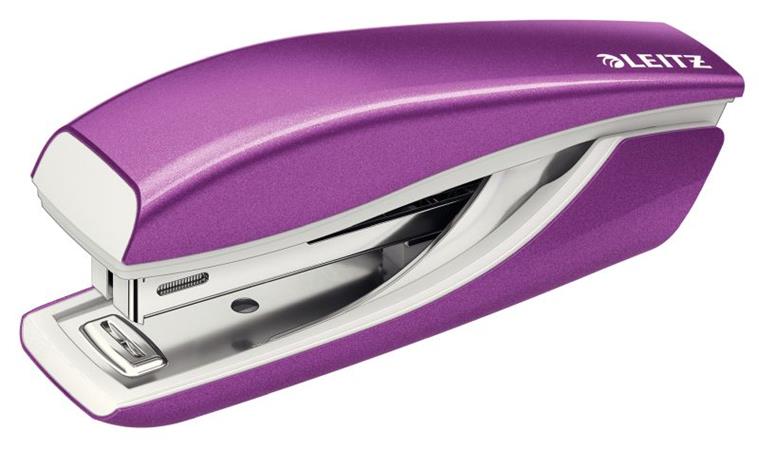 Mini sešívačka Leitz NeXXt 5528, purpurová, box 55281062