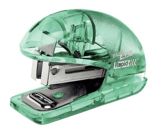Mini sešívačka Rapid Colour´Ice F4, 10 listů, blistr, ledově zelená 5001326