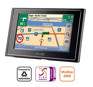 MIO Moov 360u GPS PNA - mapy EU (MioMap 2008), LCD 4,3",SIRF2,HDD 2 GB 526216860401