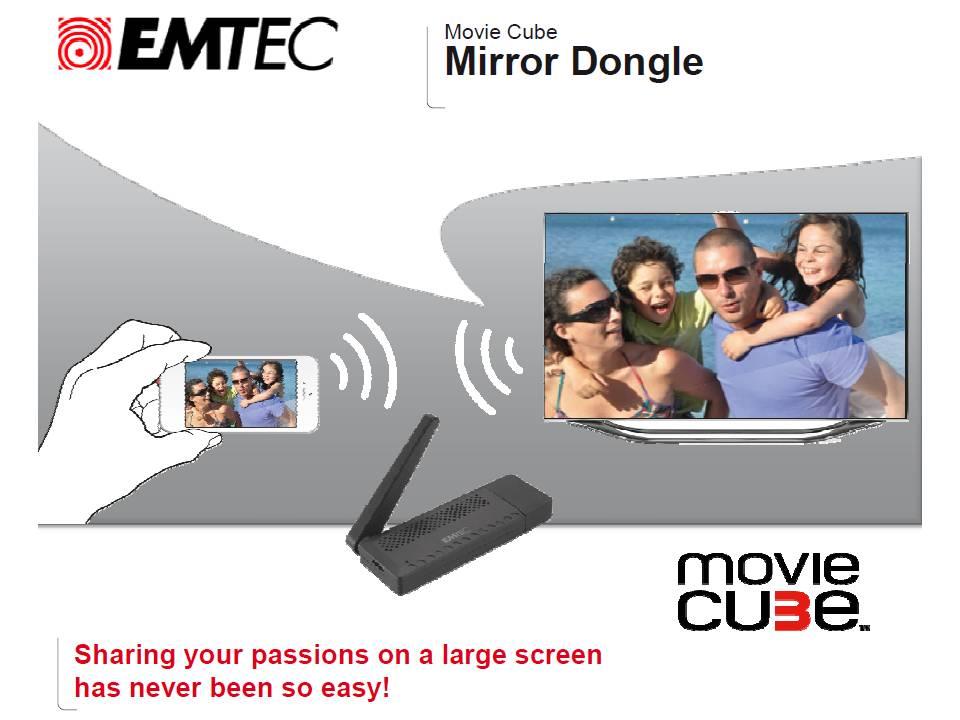 Mirror Dongle TV Wi-Fi /WiDi (tablet, smartfon, TV rozhraní HDMI) ECLTVF100EU