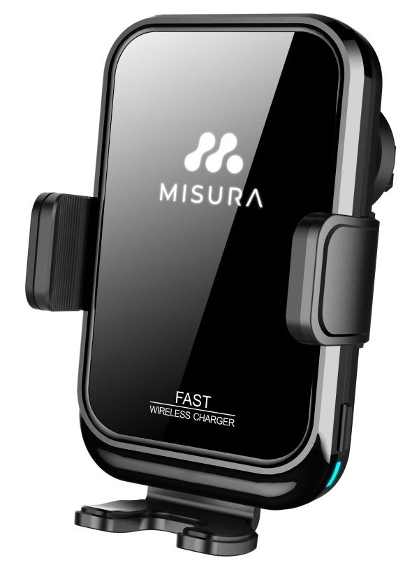 MISURA držák mobilu do auta s bezdrátovým nabíjením MA04 černý P22PWC1B01