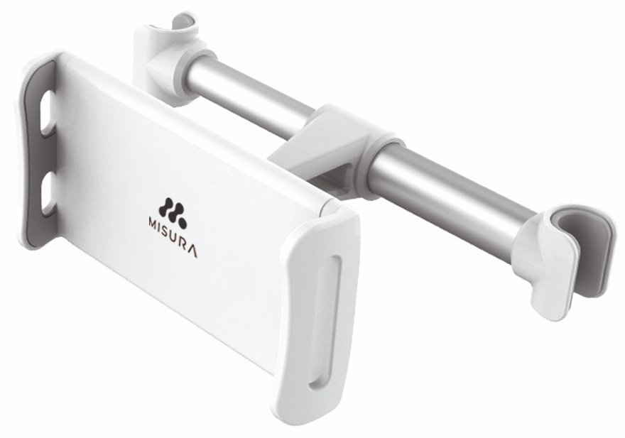 MISURA držák tabletu a mobilu do auta bílo stříbrný P21HW01