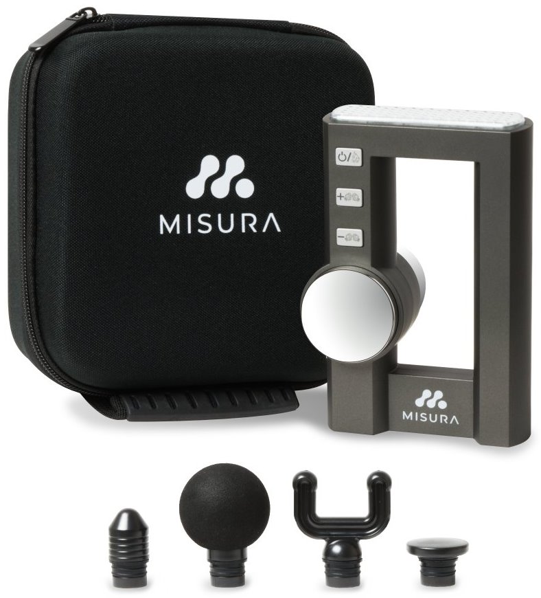 MISURA masážní pistole MB2 s funkcí nahřívání - GRAPHITE P22MS2020G01