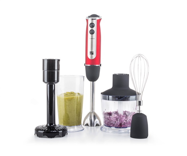 Mixér G21 VitalStick 800 W, Red/Black G21-VT800RB
