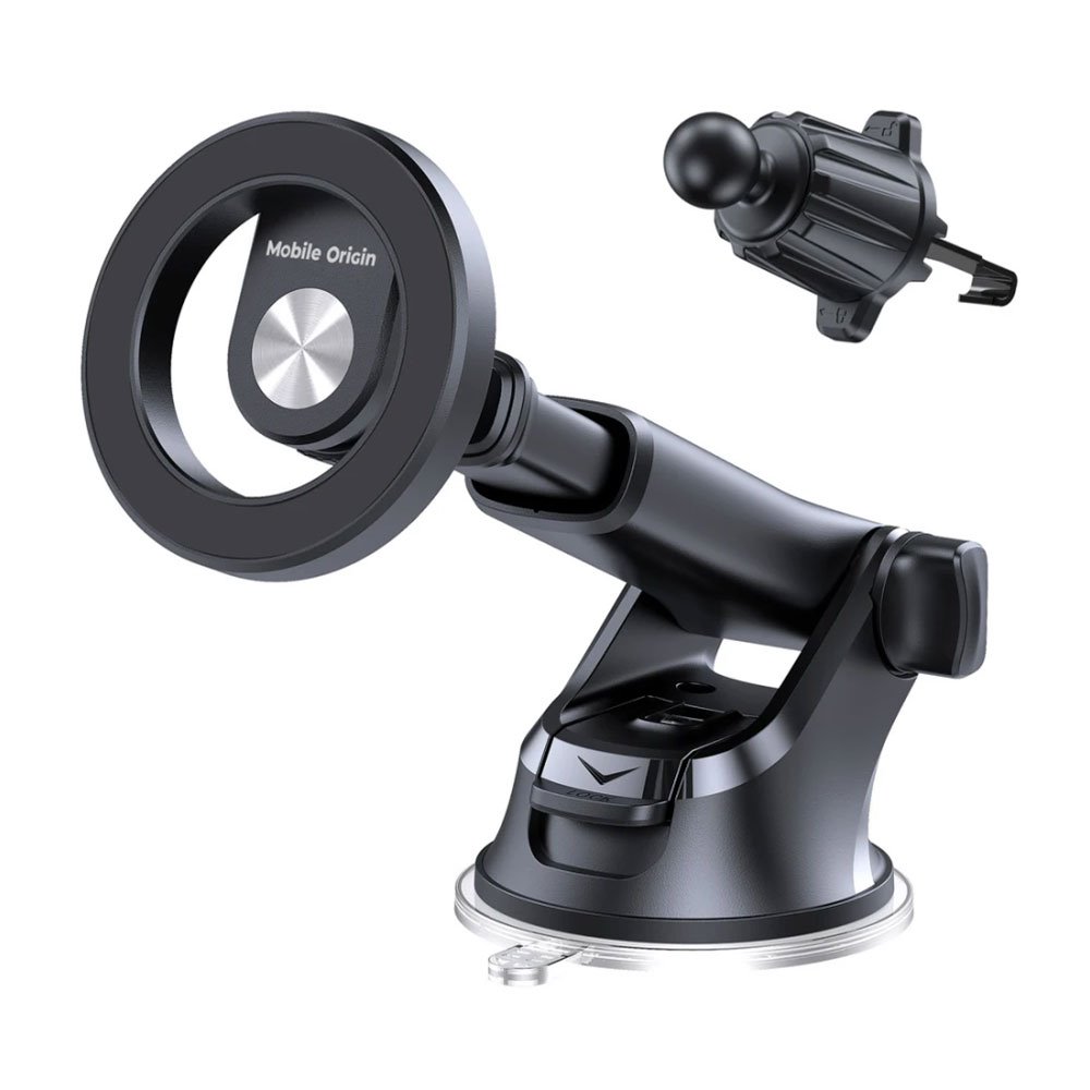 Mobile Origin 2in1 Magnetic Dash and Vent Car Holder MO21 - Black MO-DAV-MCH