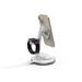 Mobile Origin Qi2 PowertStand 3-in-1 with GaN 35W adapter - White/Silver PWSTQ2-31-WHT