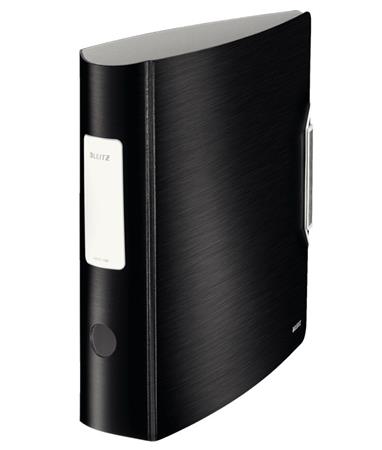 Mobilní pořadač Leitz 180° Active STYLE, 75 mm, saténově černá 11080094