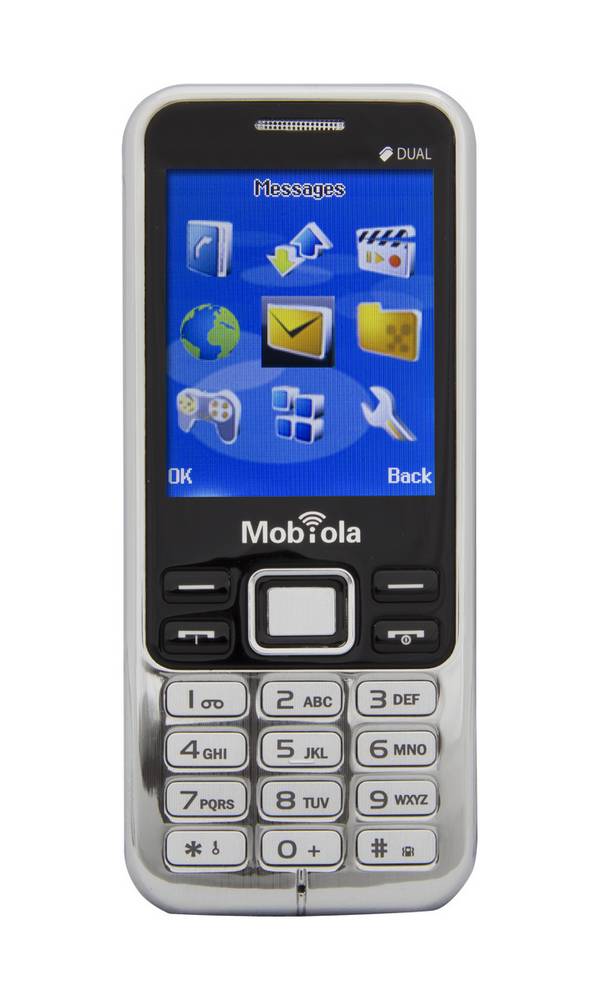 MOBIOLA mobilní telefon MB-1200/ 2.2" TFT/ microSD/ Bluetooth/ FM/ GPRS/ dual SIM/ černá MB1200