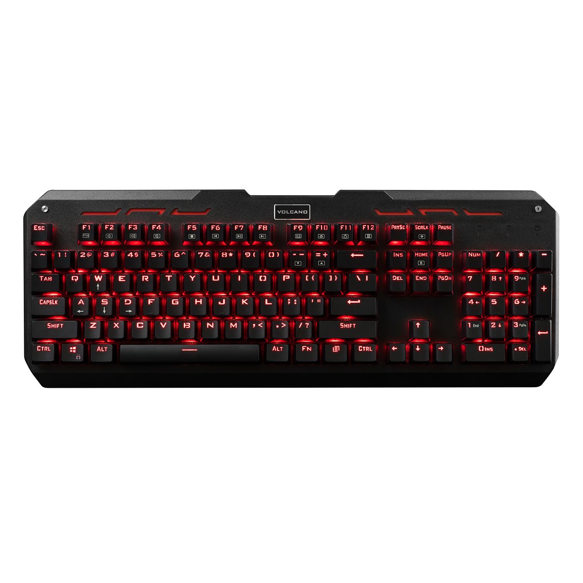 Modecom VOLCANO HAMMER drátová mechanická herní klávesnice (Outemu Brown), LED podsvícení, USB, US l K-MC-HAMMER-U-BROWN