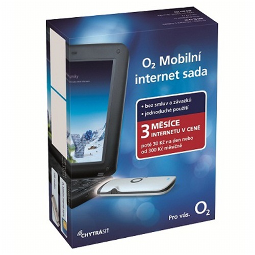 Modem USB 3G + O2 mobilní internet 3 měsíce zdarma 3489925