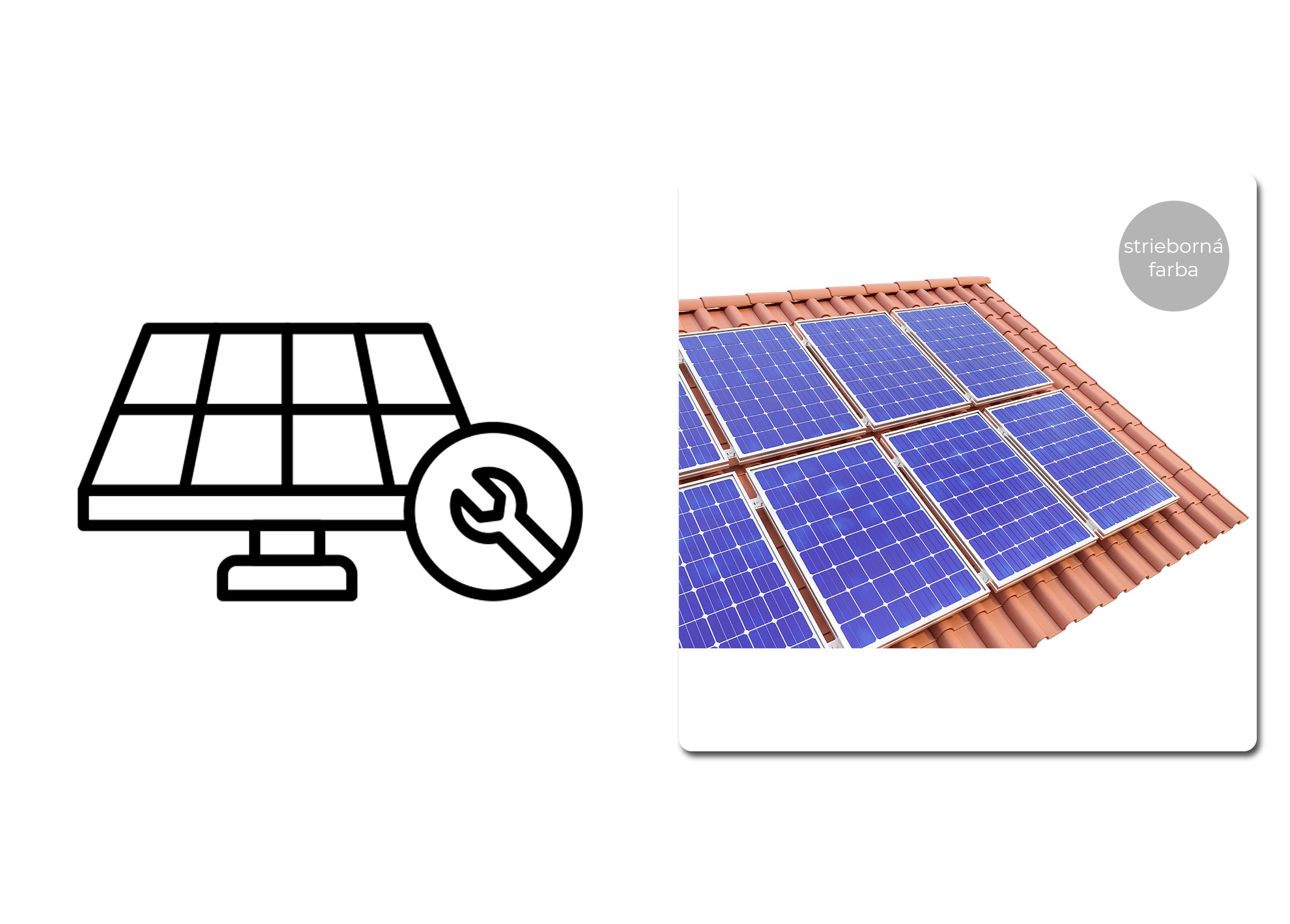 Mont. set pre panely (silver) - škridlová strecha FV MONT SET SKRIDLA S