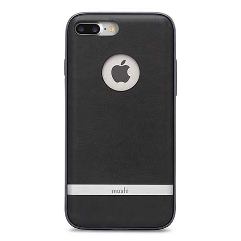 Moshi kryt Napa pre iPhone 7 Plus/8 Plus - Charcoal Black 99MO090003