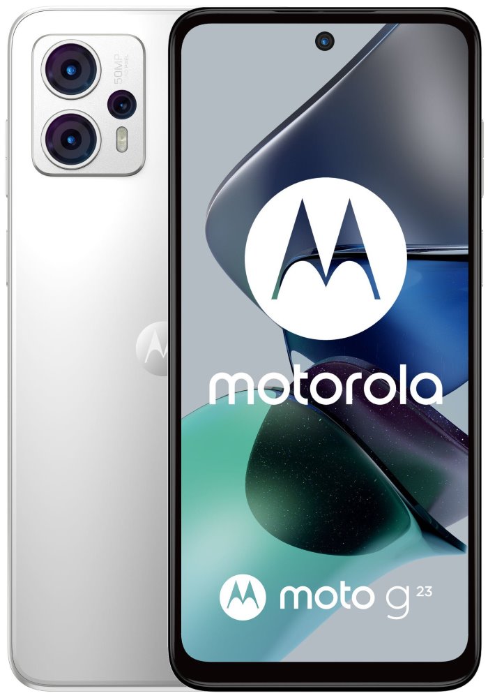 Motorola Moto G23 - Pearl White 6,5" / Dual SIM/ 8GB/ 128GB/ LTE/ Android 13 PAX20035RO