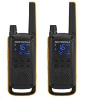 Motorola vysílačka TLKR T82 Extreme (2 ks, dosah až 10 km), IPx4, černo/žlutá D8P00811YDEMAG