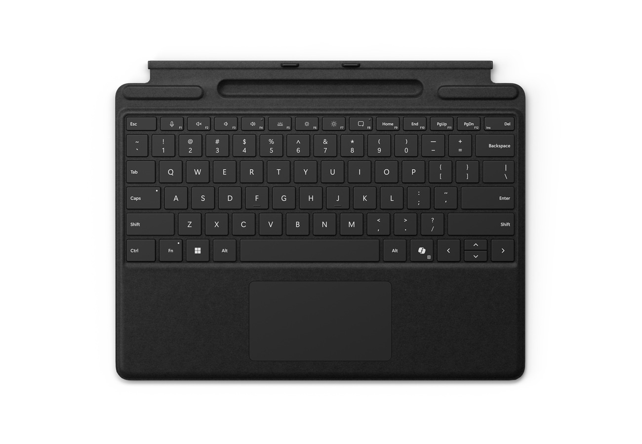 MS Surface Pro Keyboard + Pen Storage CM, Pen Storage, CoPilot Button, EN Int, Black - Slim Pen NOT 8XB-00160