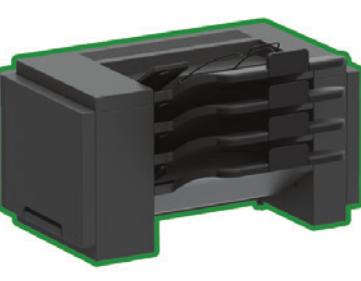 MS82x/MX82x Series4-Bin Mailbox 50G0852