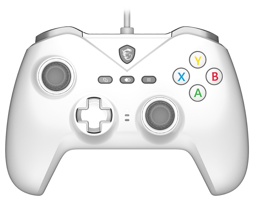 MSI gamepad FORCE GC200 WHITE/ drátový/ USB/ pro PC, PS3, Android/ bílý S10-04G0120-EC4