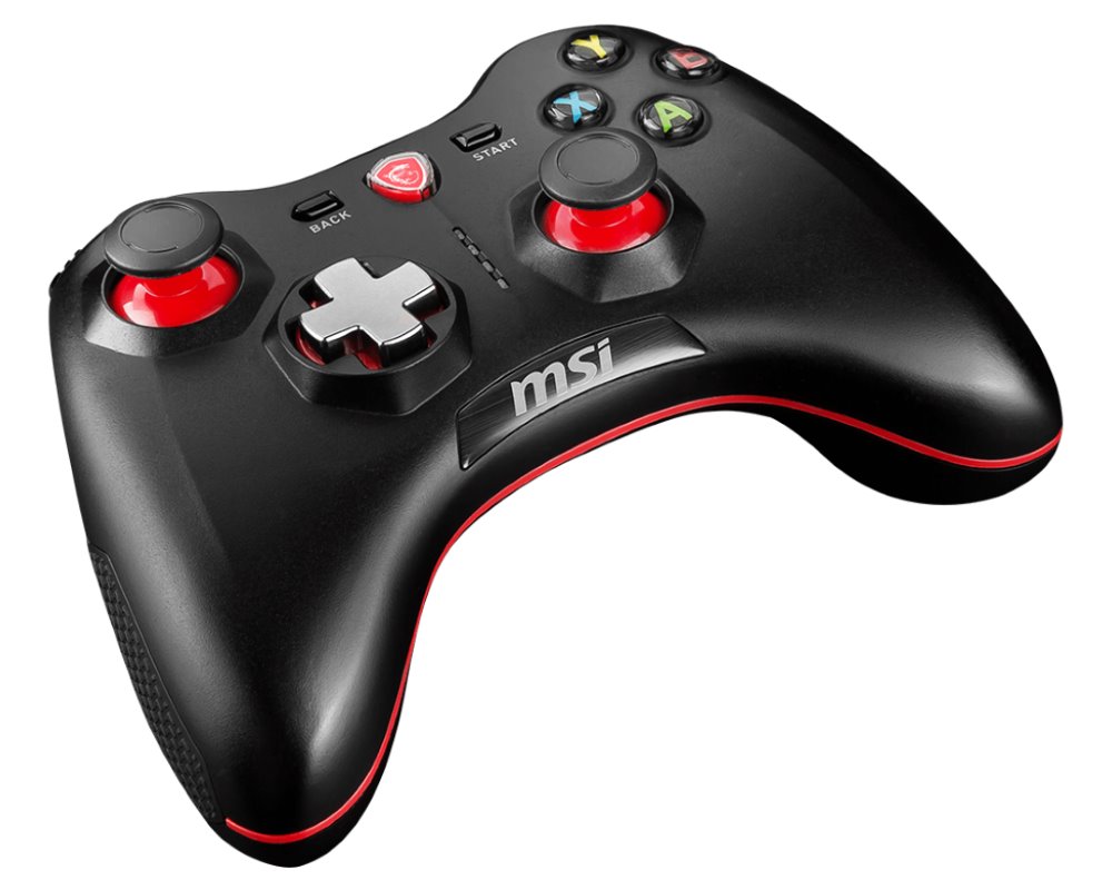 MSI gamepad FORCE GC30/ bezdrátový/ OTG/ USB/ pro PC, PS3, Android S10-43G0010-EC4
