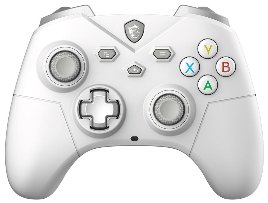 MSI gamepad FORCE GC300 Wireless White/ bezdrátový/ 2,4GHz/ Bluetooth/ USB-C/ pro PC, Android/ bílý FORCE GC300 W WHITE