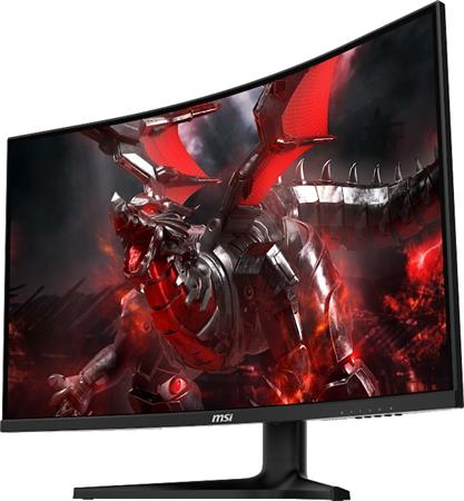 MSI Gaming monitor Optix G321C, 31,5" zakřivený /1920 x 1080 (FHD)/VA LED, 165Hz/1ms/3000:1/300cd / m2 /2xHDMI/DP