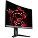 MSI Gaming monitor Optix MAG272CQR, 27" zakřivený /2560 x 1440 WQHD/VA LED, 165Hz/1ms/3000:1/300cd / m2/2x HDMI/DP/3xUS