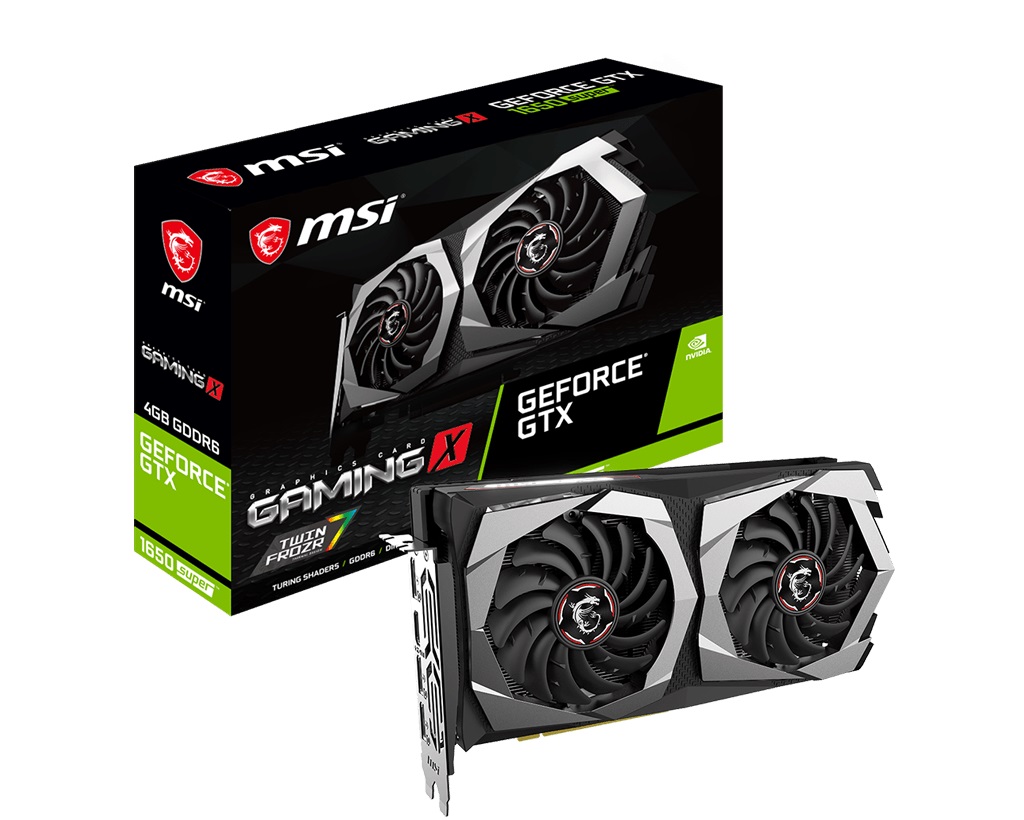MSI GeForce GTX 1650 SUPER GAMING X, 4GB DDR6, 3xDP, HDMI