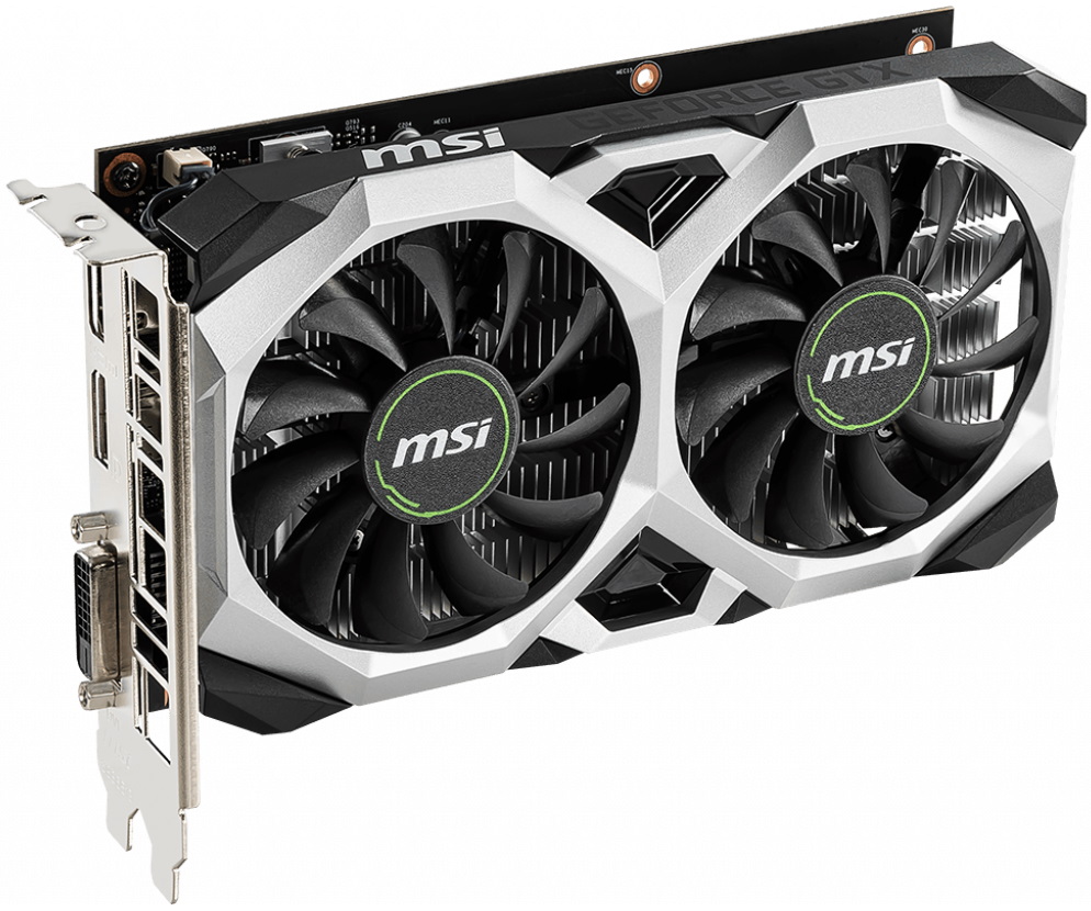 MSI GeForce GTX 1650 VENTUS XS 4G OCV1 / PCI-E / 4GB GDDR5 / DVI-D / HDMI / DP