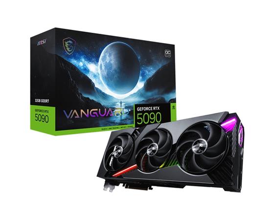 MSI GeForce RTX 5090 VANGUARD/OC/32GB/GDDR7 RTX 5090 32G VANGUARD OC