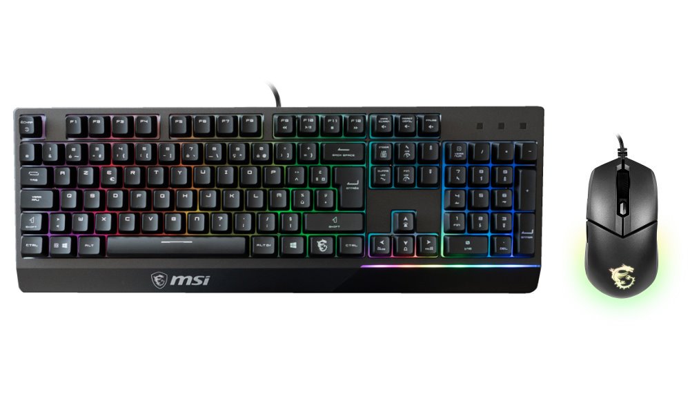 MSI herní set klávesnice s myší Vigor GK30 COMBO/ drátový/ RGB podsvícení/ USB/ CZ+SK layout S11-04CS601-CLA