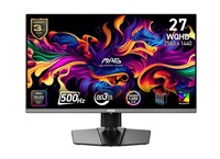 MSI LCD MAG 272QP QD-OLED X50,26.5" 2560x1440 QD-OLED,500Hz,178/178,300nits,VESA,HDMI,DP,USB-C,Audio,Black