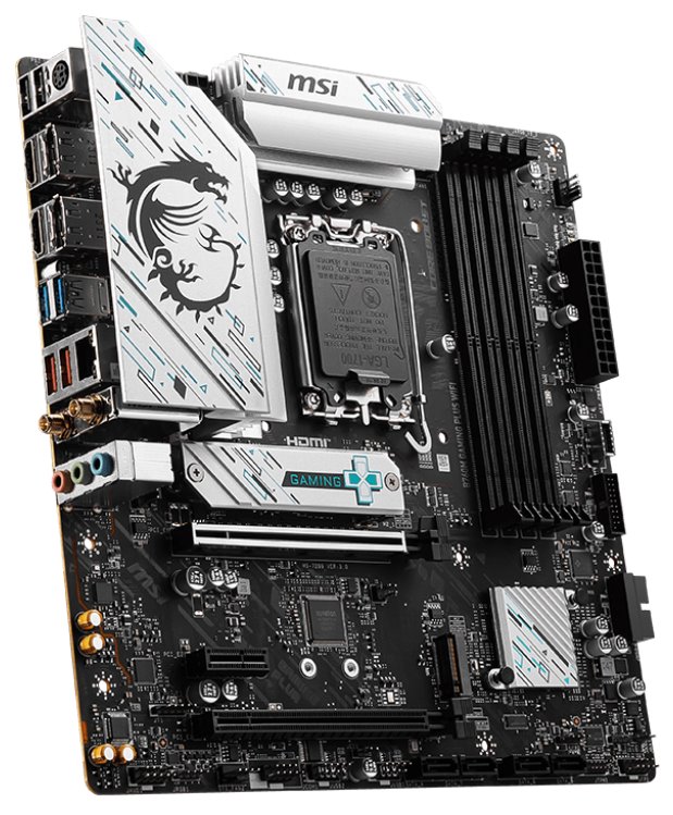 MSI MB Sc LGA1700 B760M GAMING PLUS WIFI, Intel B760, 4xDDR5, 2xDP, 2x HDMI, mATX