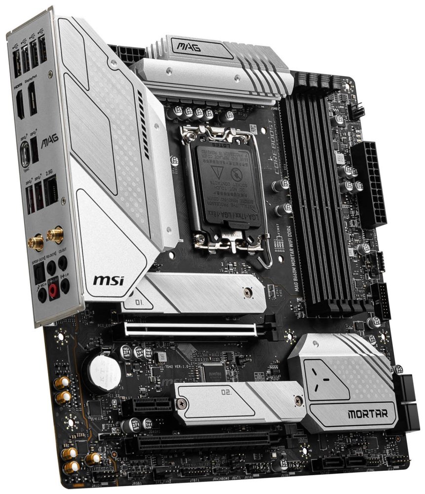 MSI MB Sc LGA1700 MAG B660M MORTAR WIFI DDR4, Intel B660, 4xDDR4, 1xDP, 1xHDMI, WI-FI, mATX 7D42-004R