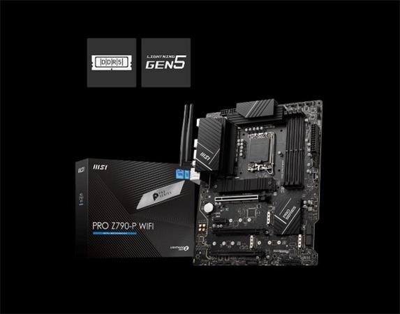 MSI MB Sc LGA1700 PRO Z790-P WIFI, Intel Z790, 4xDDR5, 1xDP, 1xHDMI, WI-FI