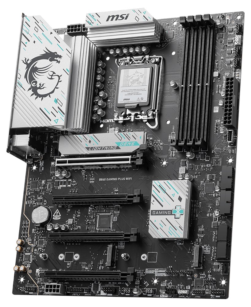 MSI MB Sc LGA1851 B860 GAMING PLUS WIFI, Intel B860