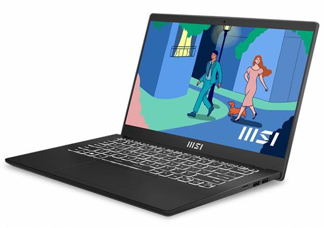 MSI Modern 14 C12M-088CZ/ i7-1255U/ 16GB DDR4/ 512GB SSD/ Intel Iris Xe/ 14" FHD IPS/ W11H/ černý Modern 14 C12M-088CZ