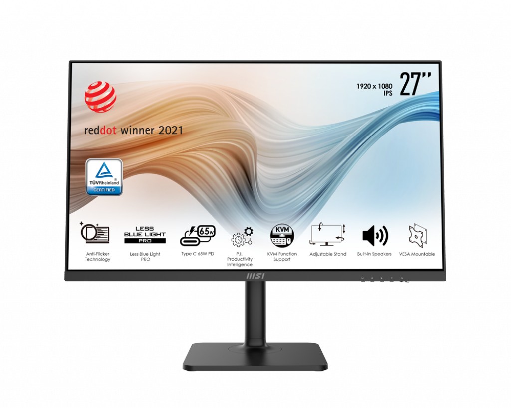 MSI Modern/MD272P/27"/IPS/FHD/75Hz/5ms/Black/2R Modern MD272P