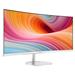 MSI monitor PRO MP341CQW E12, 34" zakřivený VA LED/3440x1440 (UWQHD)//1ms/120Hz/2 x HDMI/DP/bílá