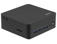 MSI PC Cubi Z AI 8M-006BEU, R7 8845HS, N/A, N/A SSD, N/A, No OS, Black