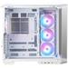 MSI skříň MAG PANO 100R PZ White/ bez zdroje/ levé a přední sklo/ 4x 120 mm A-RGB fan/ 1x USB-C/ 1x USB3 306-7G26W22-HH9