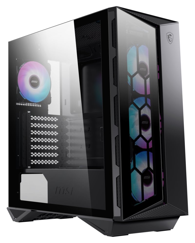 MSI skříň MPG GUNGNIR 110R/ bez zdroje/ levé temperované sklo/ černá 306-7G10R21-W57