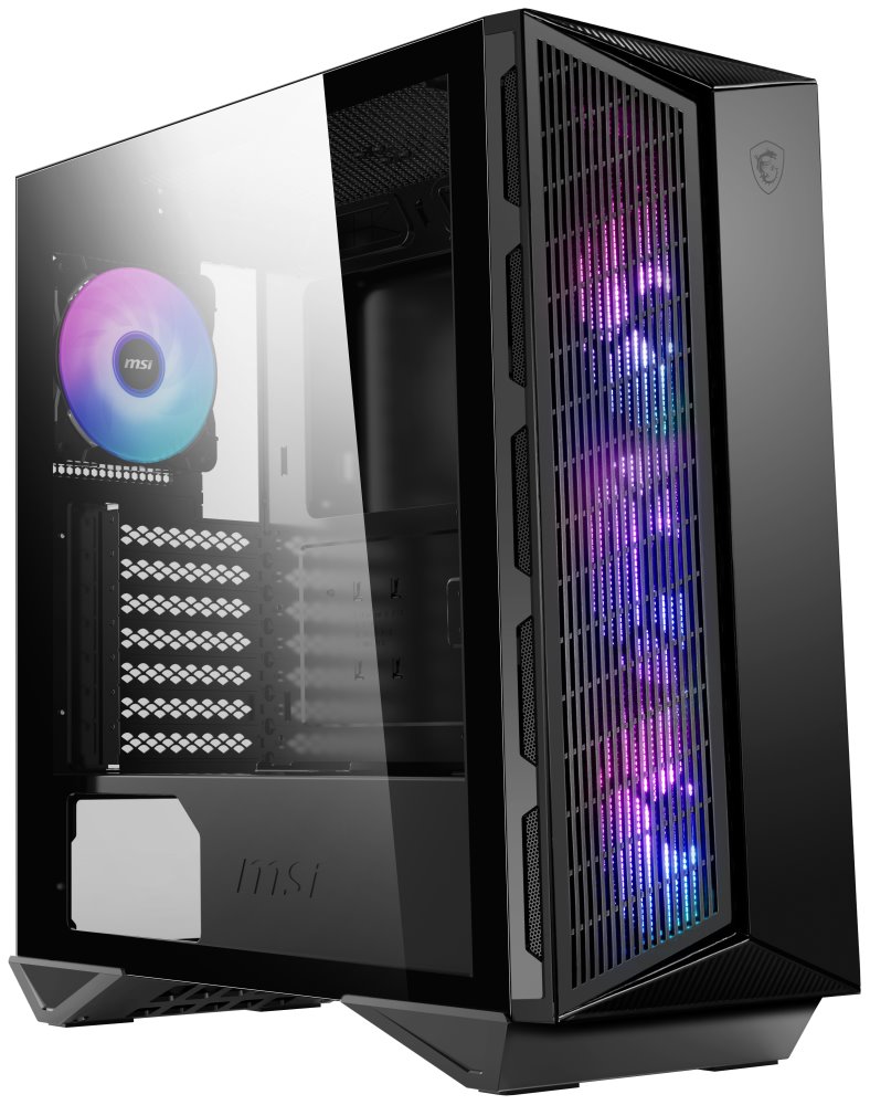 MSI skříň MPG GUNGNIR 111R/ bez zdroje/ levé temperované sklo/ 4x 120 mm ARGB fan/ 1x USB-C/ 2x USB3.2/ 306-7G10X21-W57