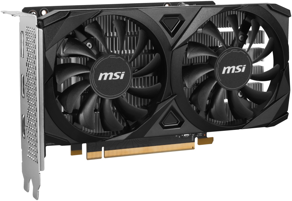 MSI VGA NVIDIA GeForce RTX 3050 VENTUS 2X E 6G OC, 6G GDDR6, 1xDP, 2xHDMI