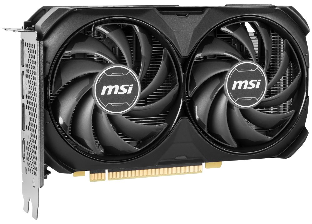 MSI VGA NVIDIA GeForce RTX 4060 Ti VENTUS 2X BLACK 8G OC, RTX 4060 Ti, 8GB GDDR6X