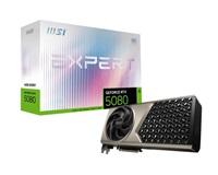 MSI VGA NVIDIA GeForce RTX 5080 16G EXPERT OC, RTX 5080, 16GB GDDR7, 3xDP, 1xHDMI