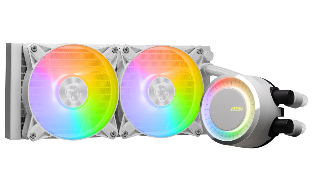 MSI vodní chladič CPU MAG Core Liquid E240 WHITE/ 2x 120mm ARGB fan/ podpora LGA1700/ bílý 306-7ZW5E21-C24