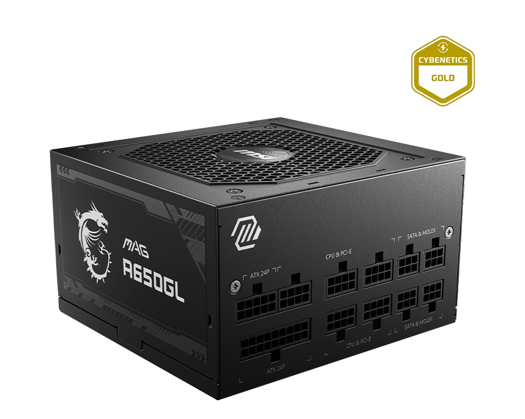 MSI zdroj MAG A650GL 650W 80PLUS GOLD m 306-7ZP8C11-CE0