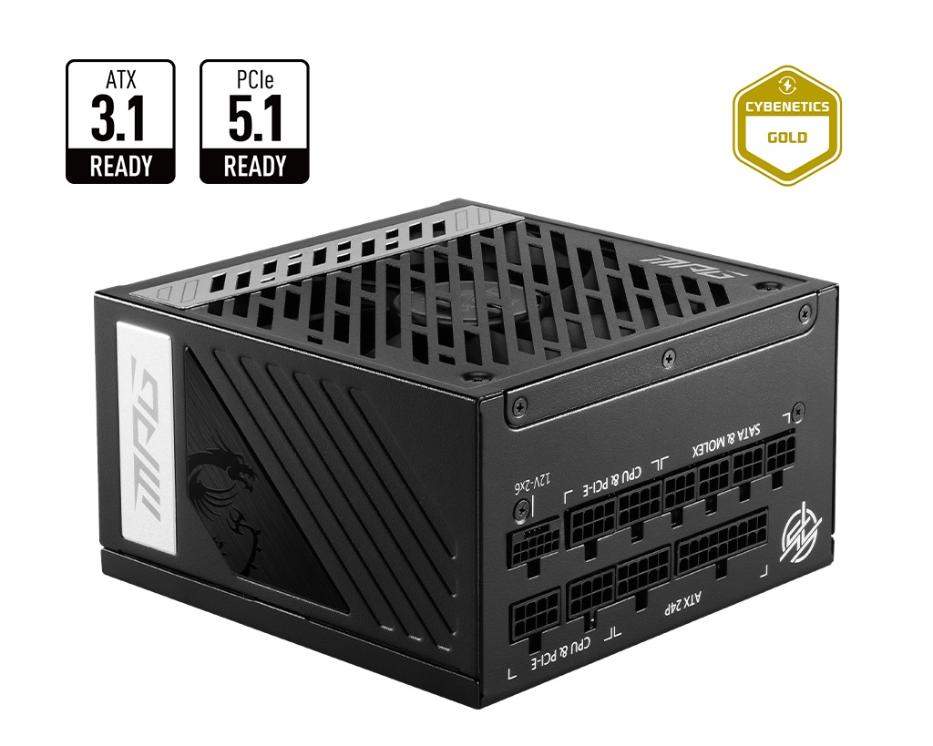 MSI zdroj MPG A850G PCIE5 850W 80PLUS GOLD m 306-7ZP7B11-CE0